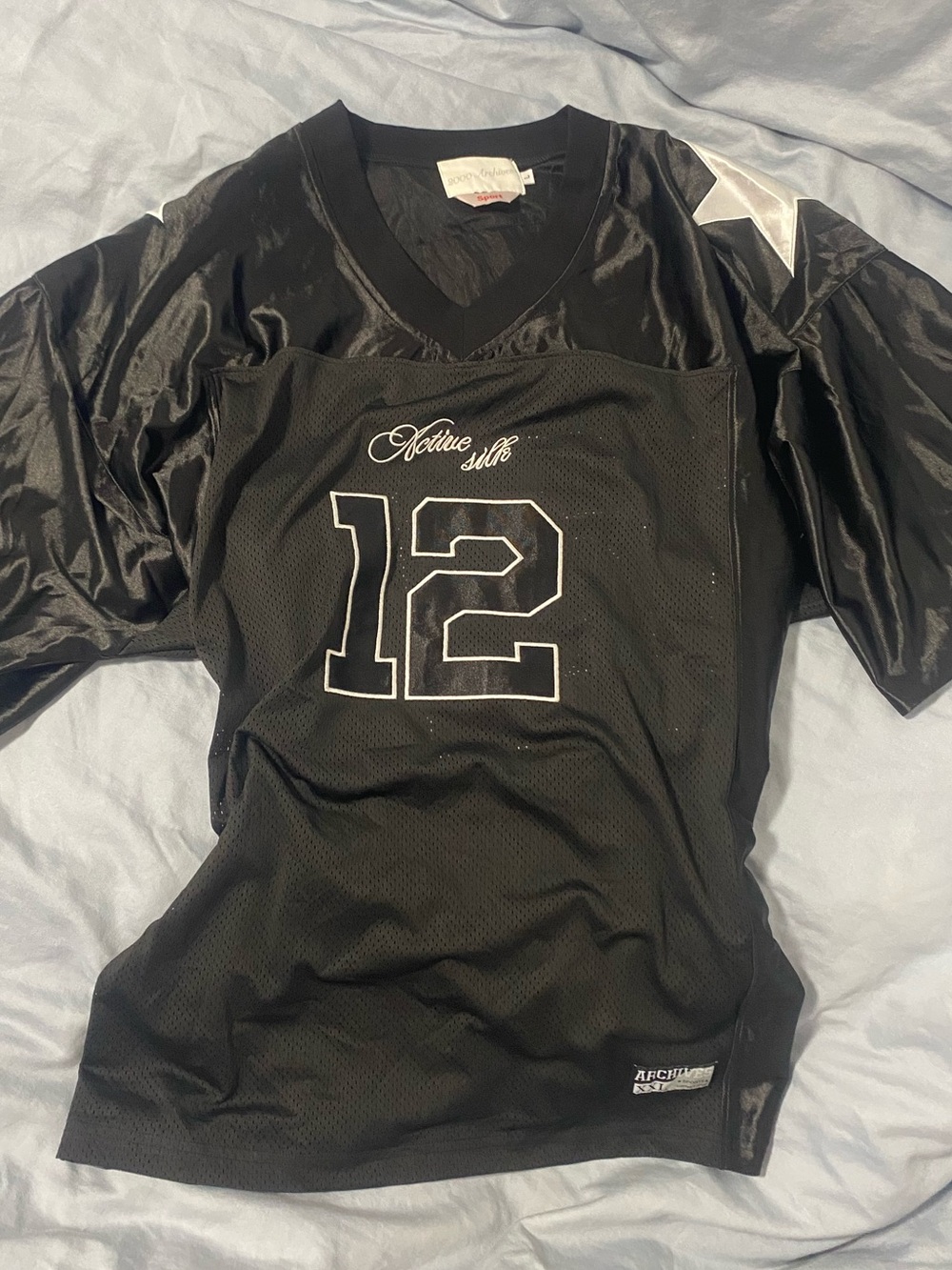 Y2K 2000 Archives Black Baseball Jersey